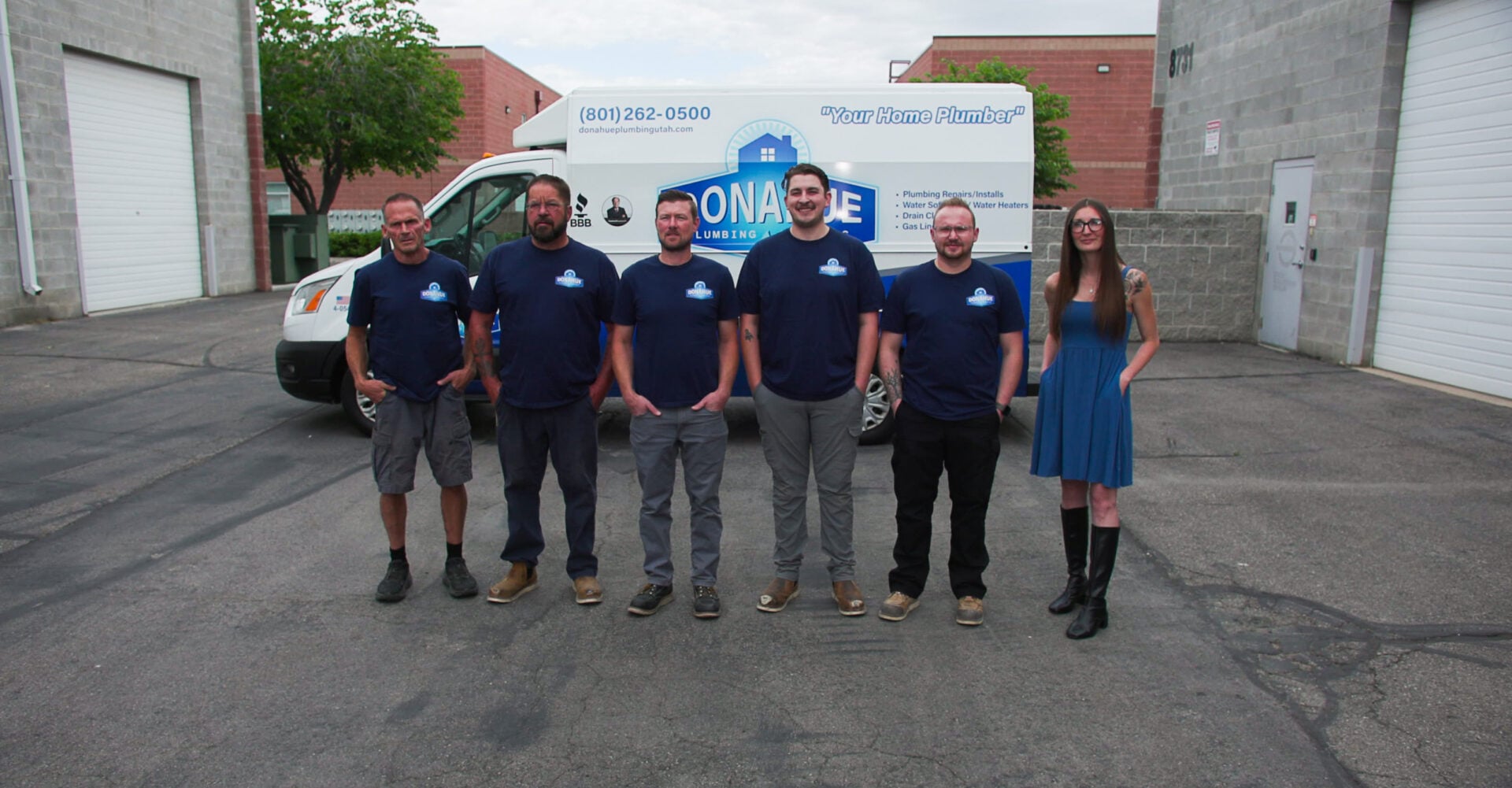 The Donahue Plumbing team