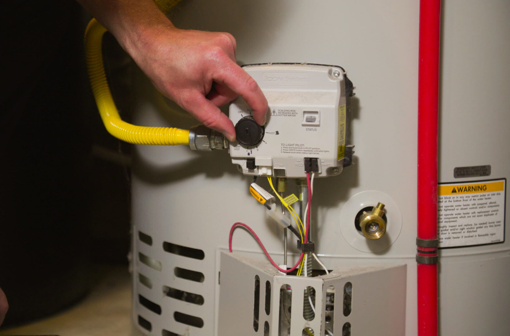 Installing a gas line to a water heater in Salt Lake City Utah